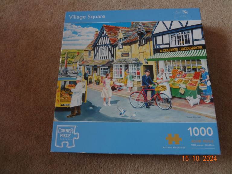Village Square Jigsaw Puzzle