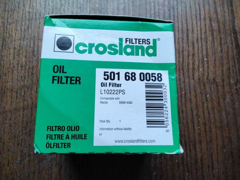 CROSSLAND OIL FILTERS L10222PS Comparable with Mazda B35614302