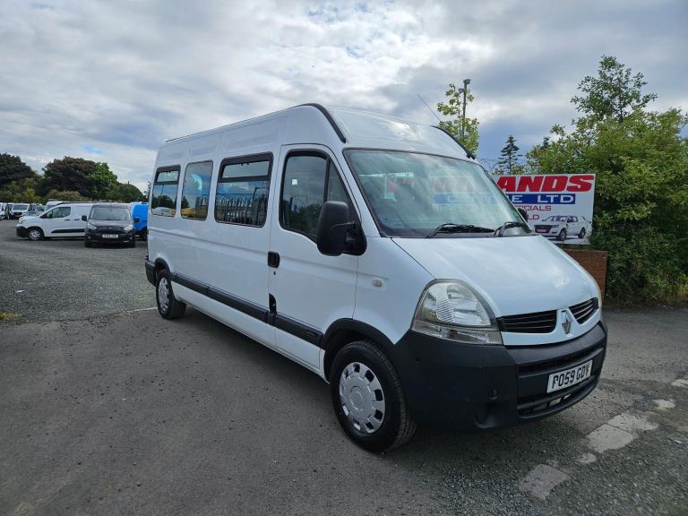 2009 ON 59 PLATE RENAULT MASTER 2.3 DCI LWB 15 SEATER MINIBUS 