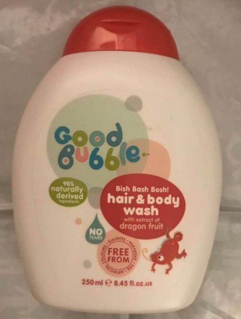 Good bubble hair and body wash