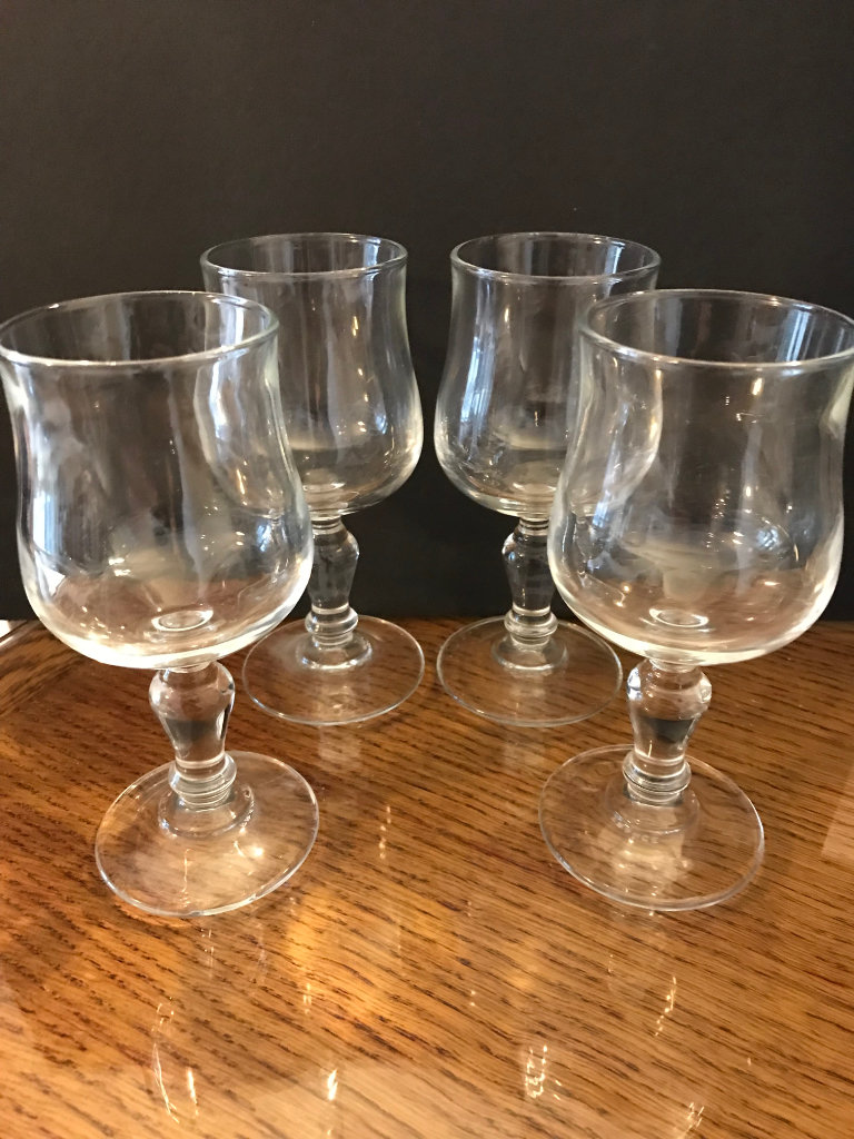 Tulip Shaped Wine Glasses