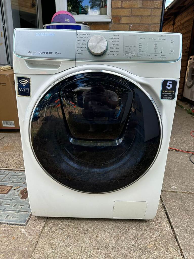 Samsung Q-Drive ecobubble 10kg Washing Machine - Good Condition