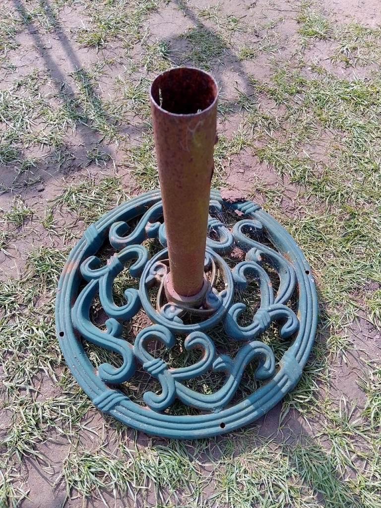 Green parasol - used condition.