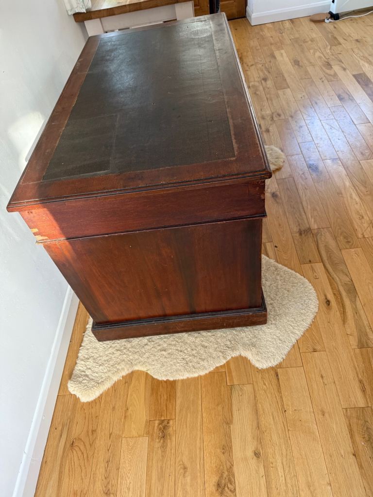 3 piece leather desk