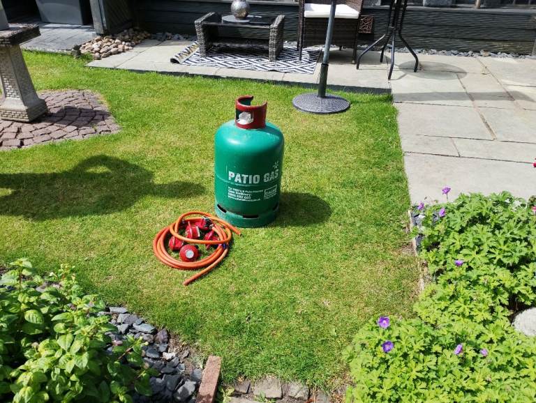 Patio gas.