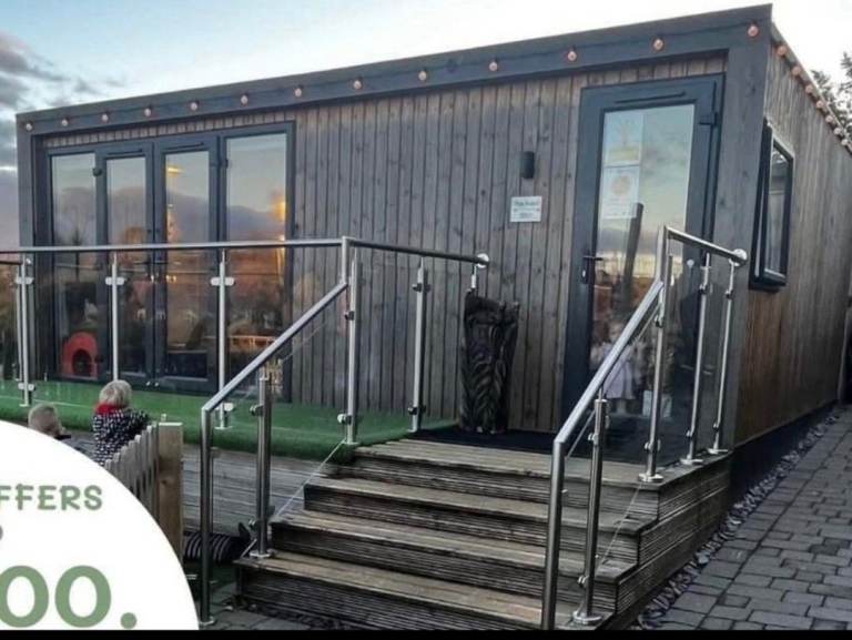 Timber cladded outdoor cabin/office space 30m2 