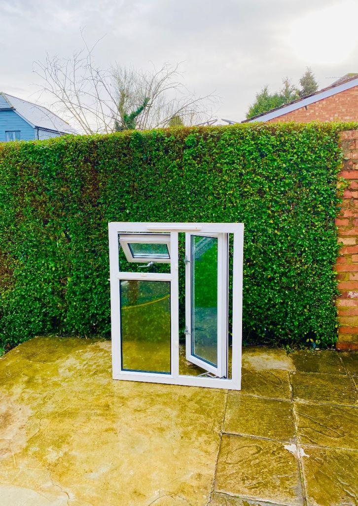 UPVC Window (122cm x 99cm) Double Glazed Window