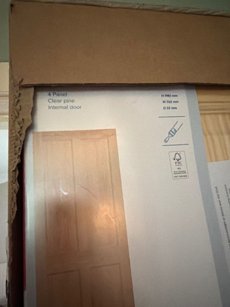 Brand new pine door 
