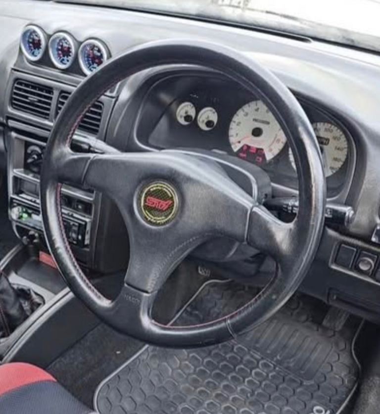 SUBARU IMPREZA GC8 22B STEERING WHEEL VERY GOOD CONDITION ULTRA RARE ITEM JDM