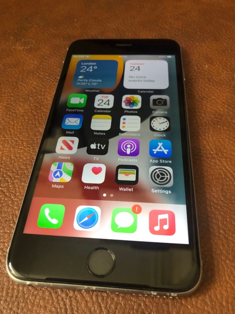 iPhone 6s Plus 128gb black unlocked 