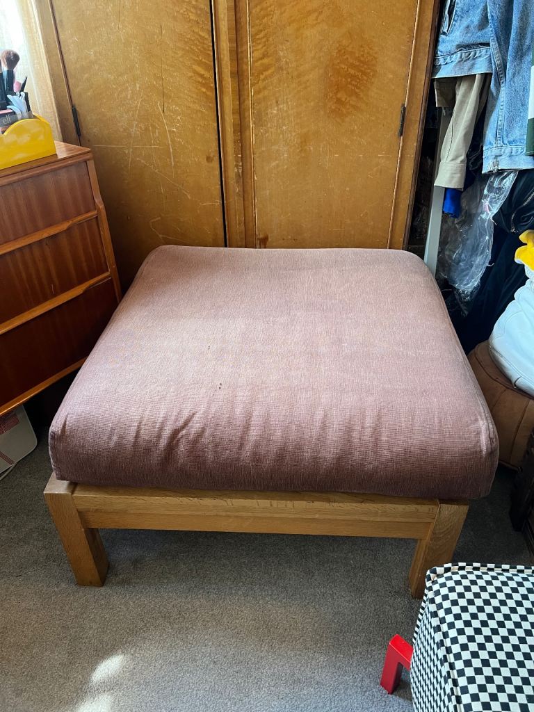 Futon wooden large stool chair 