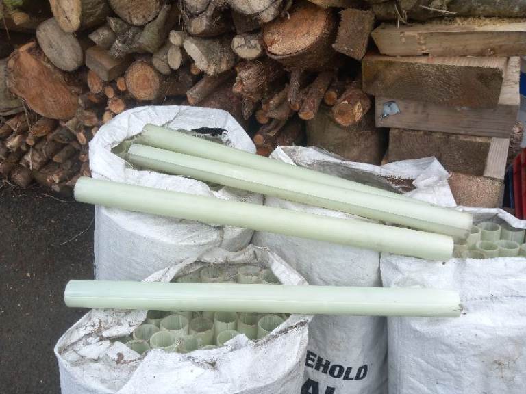 458 Tubex easy wraps m5061 60cm spiral rabbit guards, 20p each