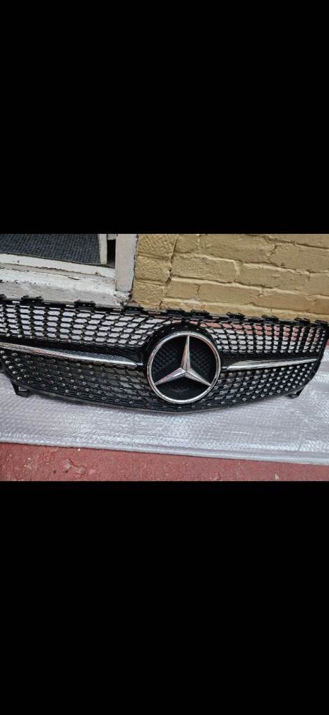 Mercedes A class front diamond grille 