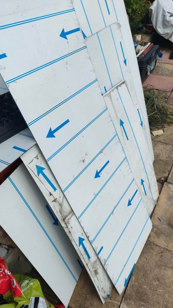 Metal Sheets / Panels with Protective Film – Good Condition
