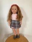 Our Generation 18" Doll - Long Brown Hair & Brown Sleep Eyes - Preppy Style