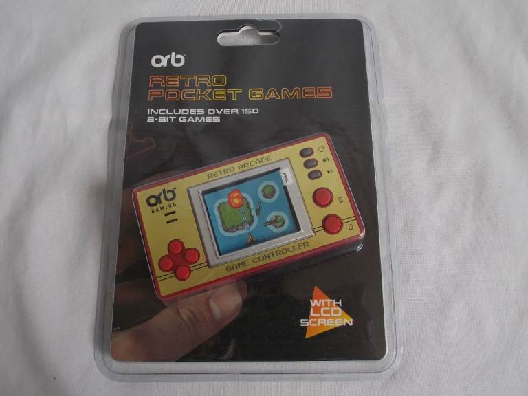 Orb Gaming Pocket Retro Games 1.8 Inch LCD Screen Over 150 8-Bit Games New New and Sealed