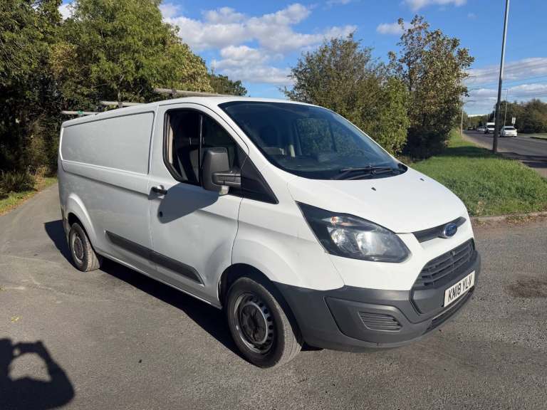 2018 Ford Transit Custom 2.0 TDCi 130ps EURO 6 LWB recent wet belt NO VAT PANEL VAN Diesel Manual