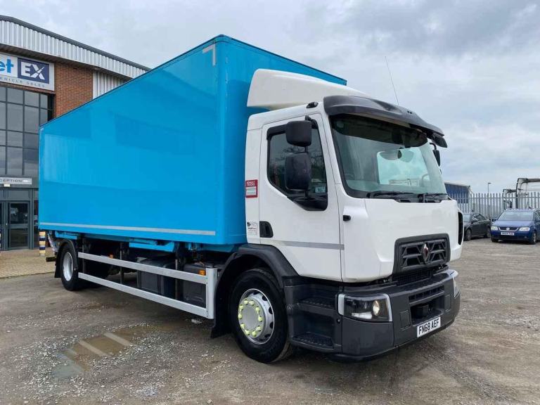 RENAULT D18-250 *EURO 6* 18 TONNE DEMOUNT BOX VAN 2018 – FN68 AEF