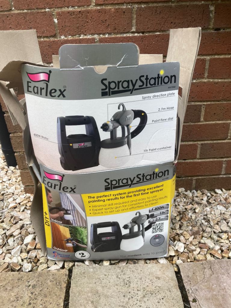EARLEX PAINT STATION PAINT SPRAYER – used on one occasion 