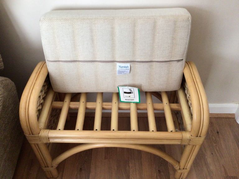 Foot Stool With Loose Cushion.