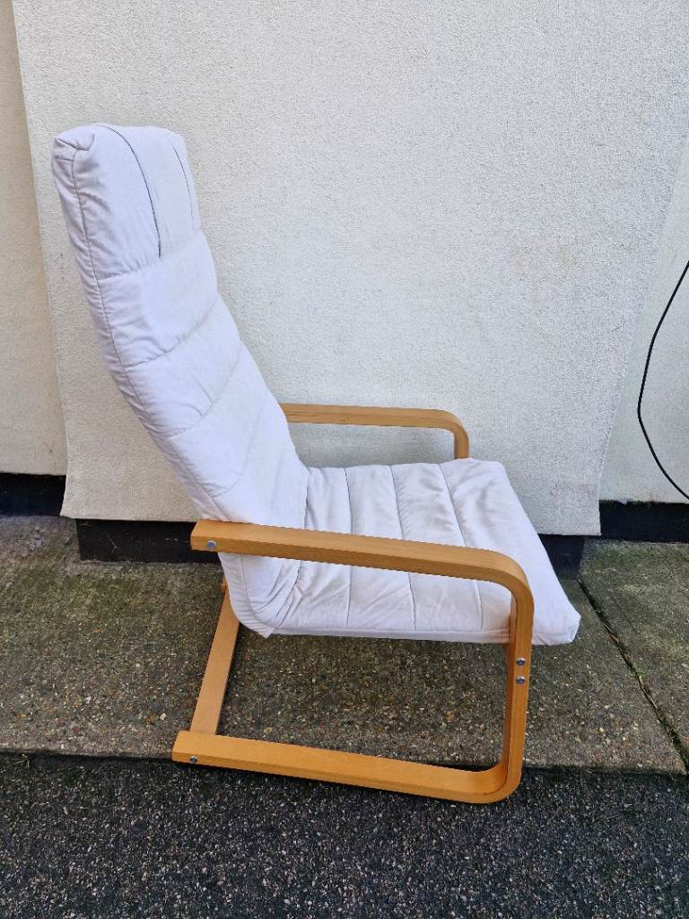 Ikea Poang Chair in Off White
