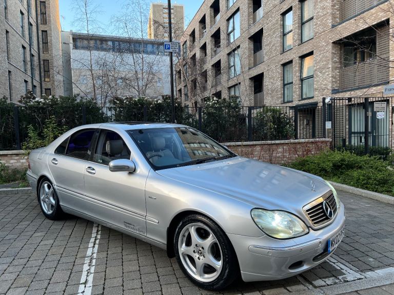 2002 02 Plate Mercedes S320 Cdi Low Miles 87k High Spec Sunroof Xenon Lights Sat Nav Wood Steering