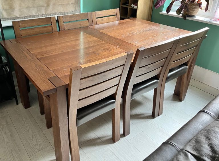 M&S Dining Table and 6 chairs inc local delivery