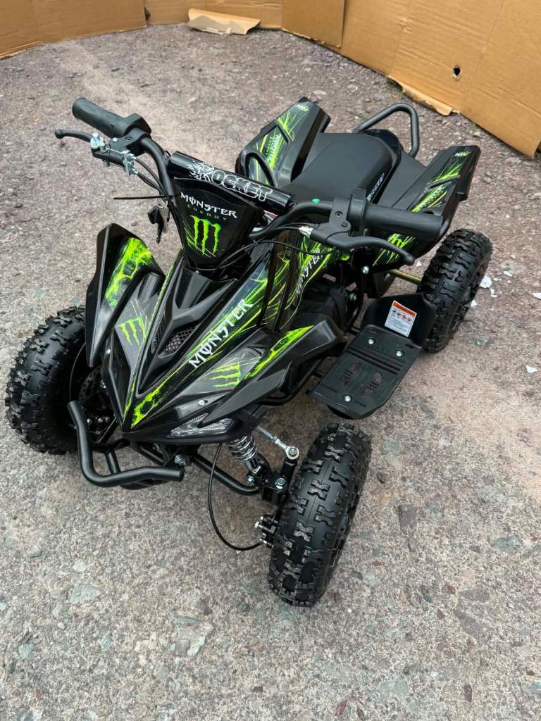 Upgraded new wave  kids 1000w electric quads NEW! 20mph 3 speed 36v
