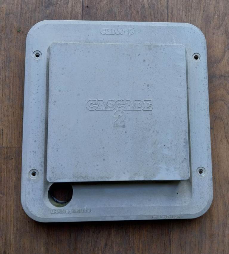 Carver cascade water heater flue cover 