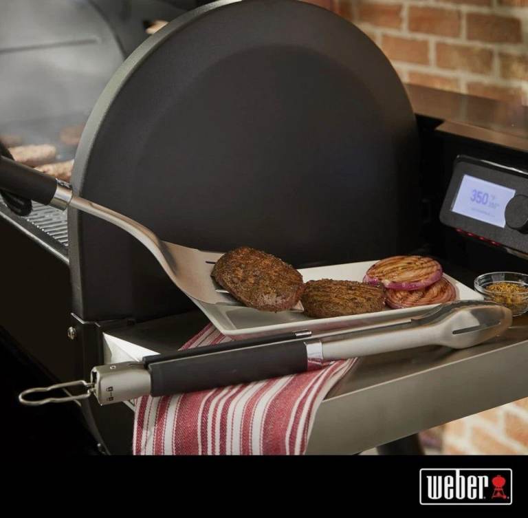 Weber Precision Stainless Steel 2-Piece BBQ Tool Set