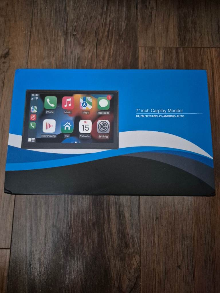 CarPlay Monitor with Reverse Camera Android Auto 7 Brand New In Original(NEW)
