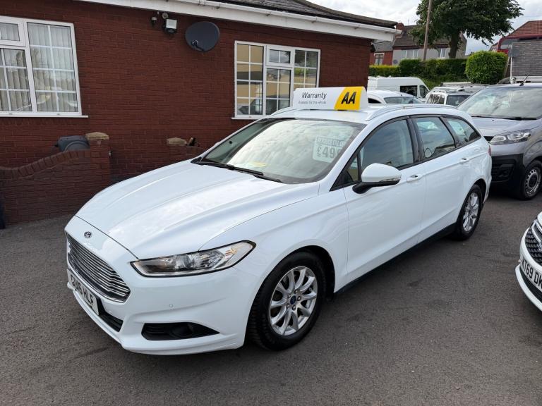 2016 16 FORD MONDEO 2.0 TDCI 150 ECONETIC STYLE WHITE ESTATE DIESEL EX POLICE