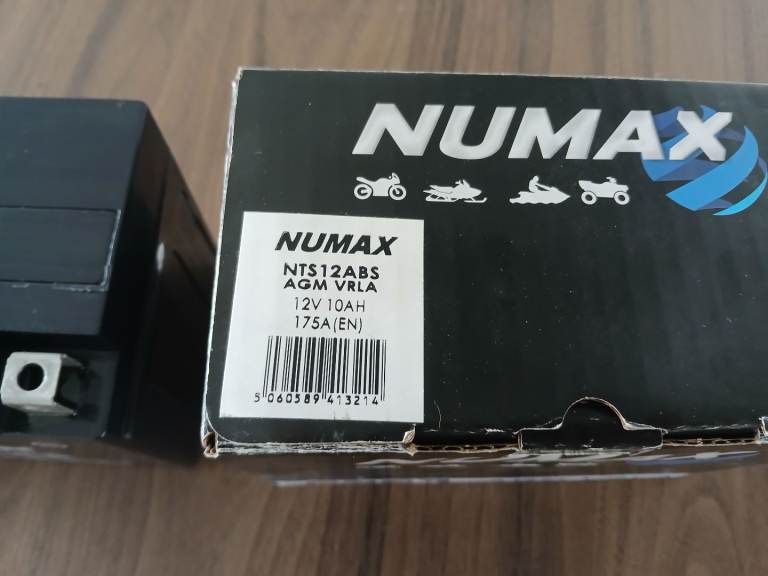 Numax 12v battery 