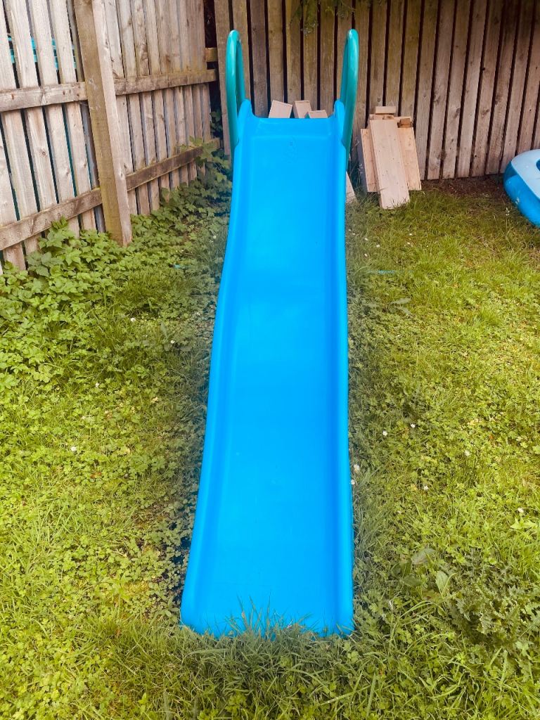 Kids Blue Garden Slide – Good Condition