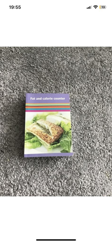 Fat and Calorie Counter book 