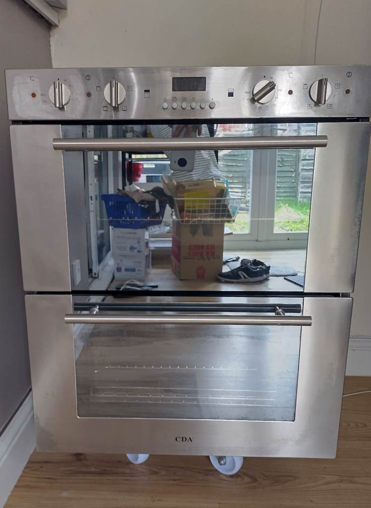 CDA CD709SS - Chrome multi-function double oven with electronic programmer