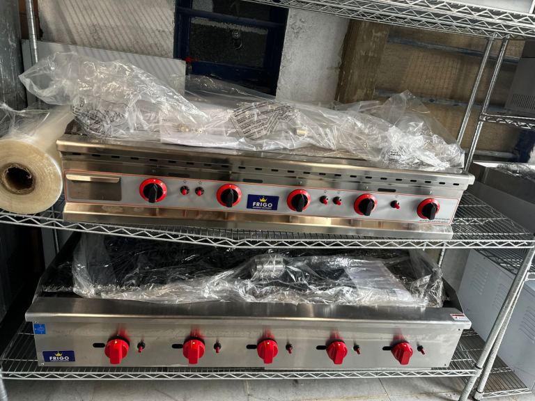 Commercial charcoal gas grill gas griddles top quality 