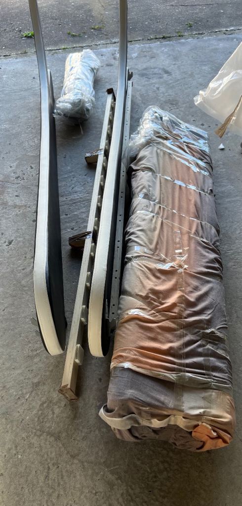 King size bed frame - black 