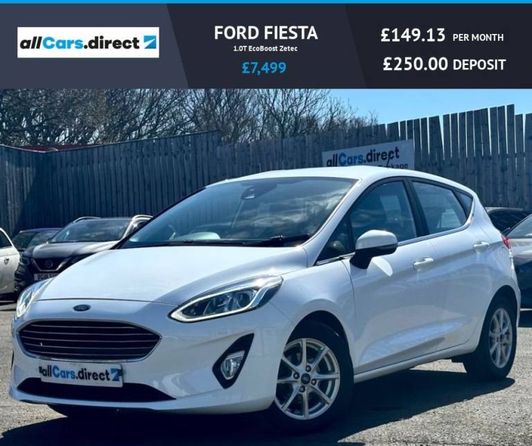 2018 Ford Fiesta 1.0T EcoBoost Zetec  Hatchback Petrol Manual