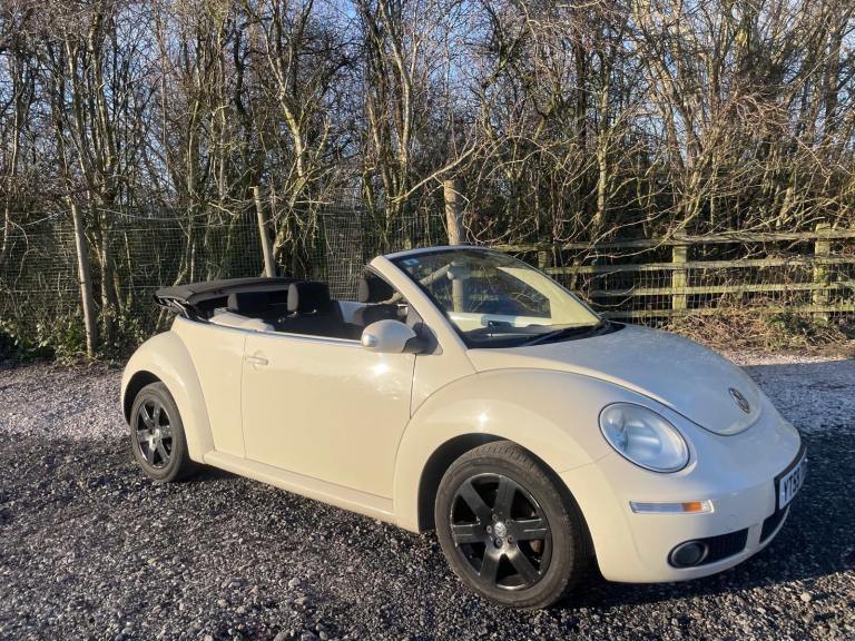 VW BEETLE 1.6 LUNA CONVERTIBLE 59 REG BEIGE 2 DOOR MOT JULY 5TH 2026 LOW INSURANCE 45+MPG
