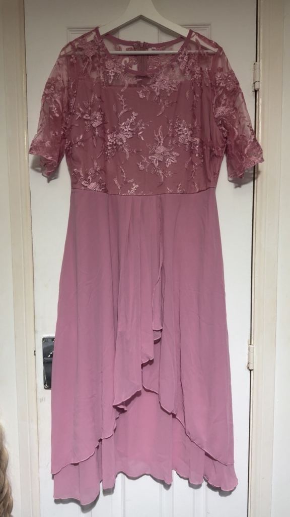  blush pink bridesmaid / mother of the bride dress 
