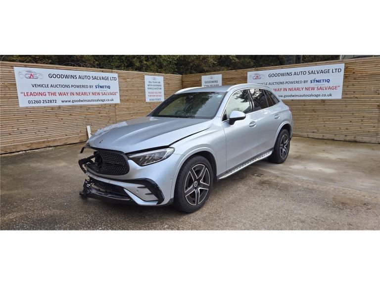 2024 MERCEDES BENZ GLC 300 AMGLINE 4MATIC HYBRID 2.0T DAMAGED REPAIRABLE SALVAGE