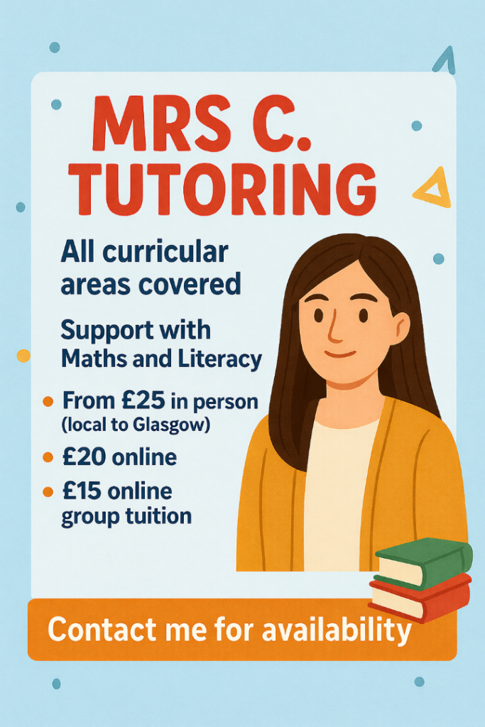 Experienced Primary School Teacher Available For Tuition