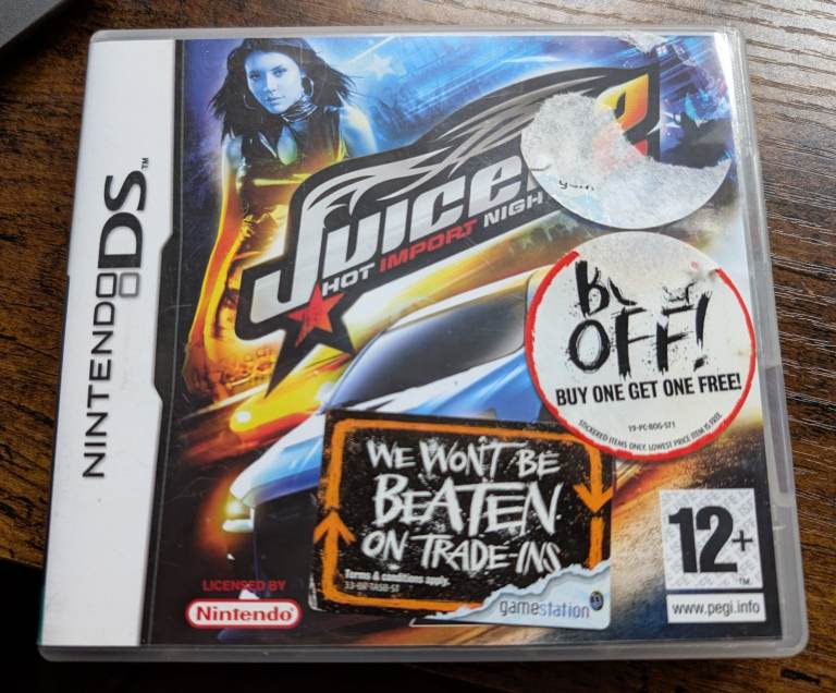 Nintendo Ds Game : Juiced 2 Hot Import Nights  : Racing Game with Instructions