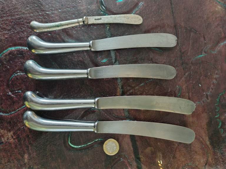 image for Vintage George Butler Knives Plus Similar Butter Knife 