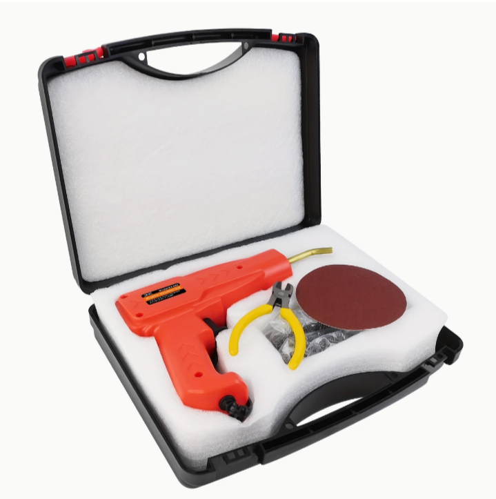 Plastic Welding Kit & Plastic Welder, 2 In1 Plastic Welder Gun Soldering Kit, 800 staples
