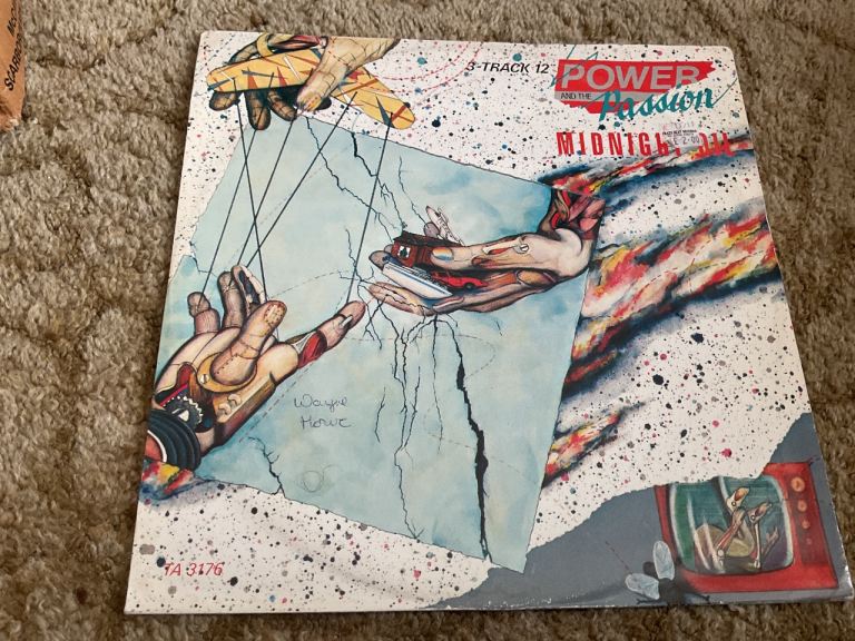 MIDNIGHT OIL - POWER AND THE PASSION 12” ALTERNATIVE ROCK 
