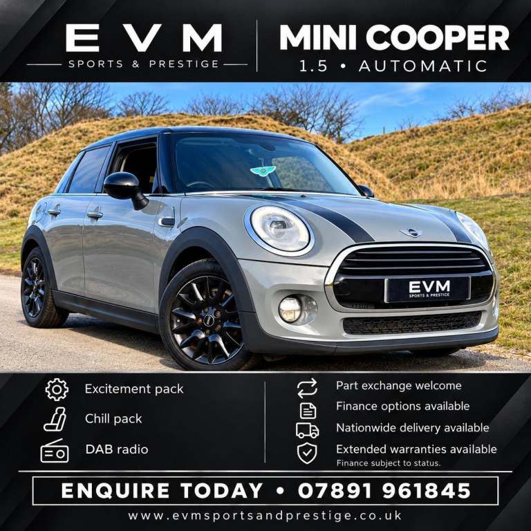 2015 MINI Hatch 1.5 Cooper Auto Euro 6 (s/s) 5dr HATCHBACK Petrol Automatic