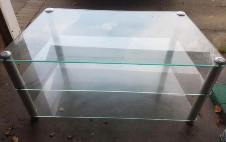 Glass TV Stand 