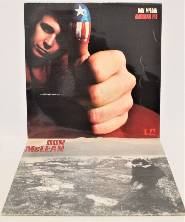 2 X DON McLEAN Vinyl LPs Inc: American Pie’ & ‘Don McLean’play tested 